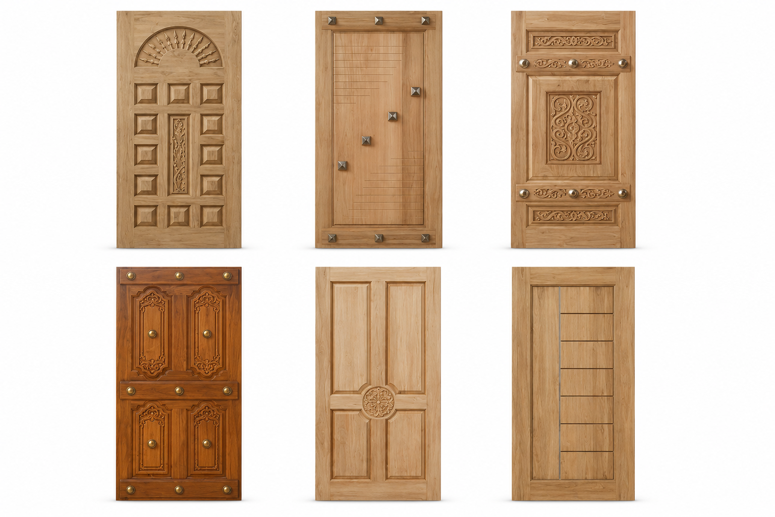 Teak Wood Doors 1